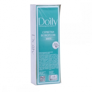 Doily Серветки безворсові в коробці 4,5*6,5 см БІЛИЙ, 425 шт