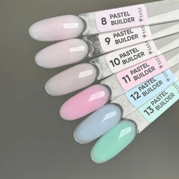 Saga Гель для нарощування Pastel color №08, 15мл