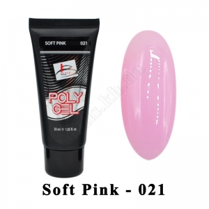 Blaze Nails PolyGel №021 / Soft Pink 30 мл