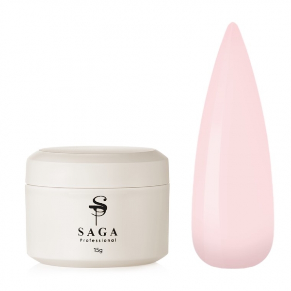 Saga Гель для нарощування Pastel color №08, 15мл