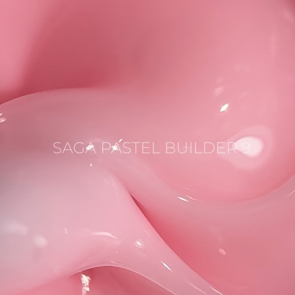 Saga Гель для нарощування Pastel color №09, 15мл