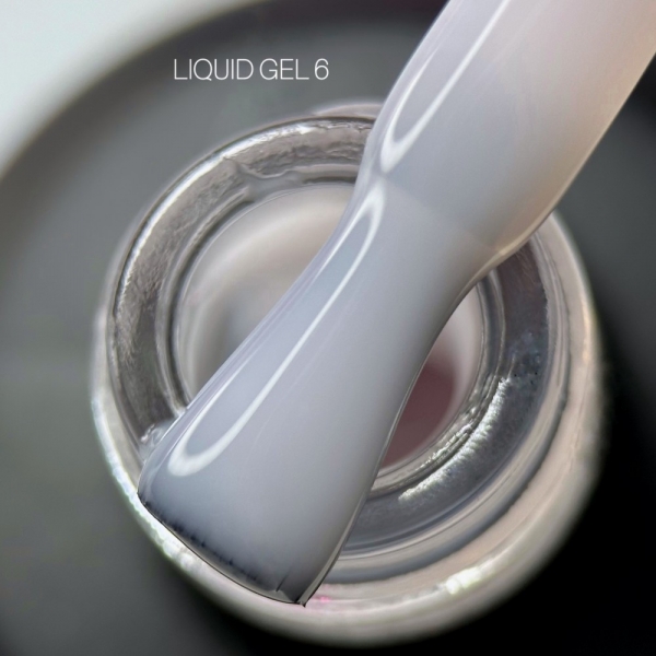 Saga Гель для нарощування з пензликом LIQUID №06, 15 мл