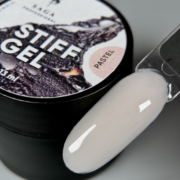 Saga Гель-желе для нарощування STIFF №02 Pastel, 13 мл