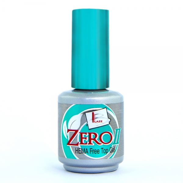 BLAZE Zero Top ІІ - Каучуковий топ для гель-лаку без HEMA без липкого шару, 15 мл