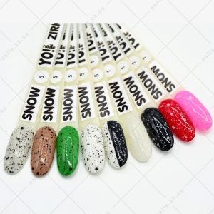 Yo!Nails Zirka Snow №5, черный, 5мл