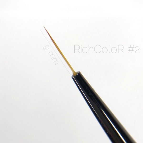 Richcolor Пензлик лайнер №02 (9мм), шт