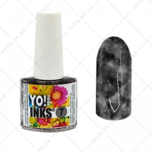 Yo!Nails Чернила INKS - 7, черный