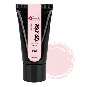 Molekula Polygel №02 - Milky Pink (тюбик), 15 мл