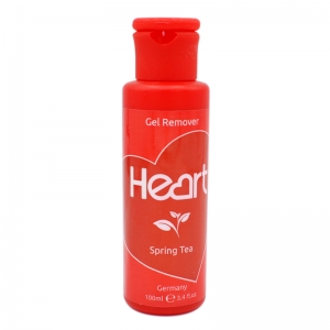 Heart Gel Remover Жидкость для снятия гель-лака, Весенний чай, 100 мл
