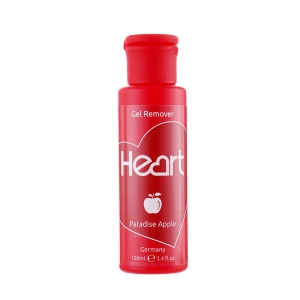 Heart Gel Remover Жидкость для снятия гель-лака, Райское Яблоко, 100 мл