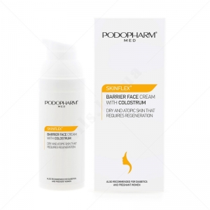 Podopharm MED РМ12 Barrier Face Cream with Colostrum — Крем-бар'єр Skinflex для сухої атопічної шкіри (50 мл)