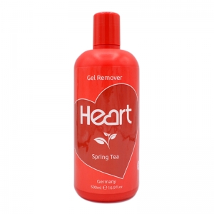 Heart Gel Remover Жидкость для снятия гель-лака, Весенний чай, 500 мл
