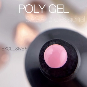 SAGA Exclusive Polygel № 5 (тюбик), 30 мл