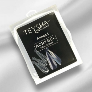 Teysha Верхні форми для нарощування Almond, 120 шт/уп