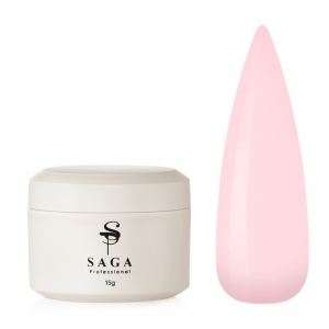 Saga Гель для нарощування Pastel color №09, 15мл