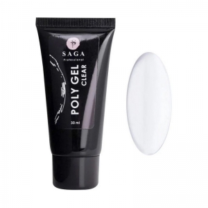SAGA Poly Gel - Clear (тюбик), 30 мл