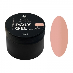 SAGA Poly Gel - Nude (банка), 15 мл