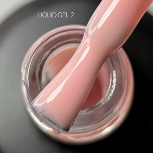 Saga Гель для нарощування з пензликом LIQUID №02, 15 мл