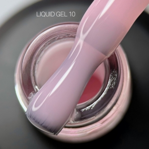 Saga Гель для нарощування з пензликом LIQUID №10, 15 мл