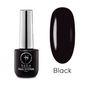 Saga Гель-лак Super Black, 8мл