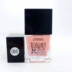 065 TakiDa Лак-фарба для стемпінгу Латте, 10 ml