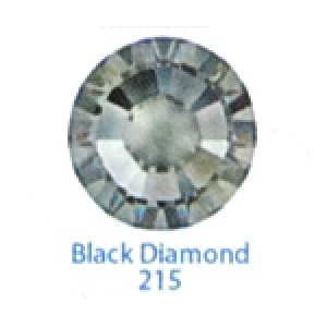 Стразы Swarovski цветные Black Diamond SS3, 100 шт