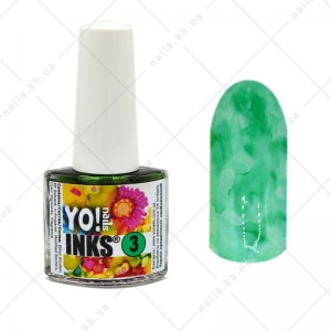 Yo!Nails Чернила INKS - 3, зеленый